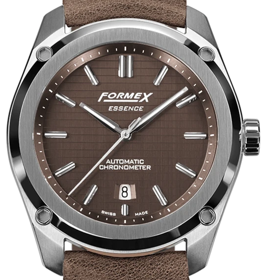 Formex Essence Automatik Chronometer Braun am Lederband Ref. 0330.1.6351.722