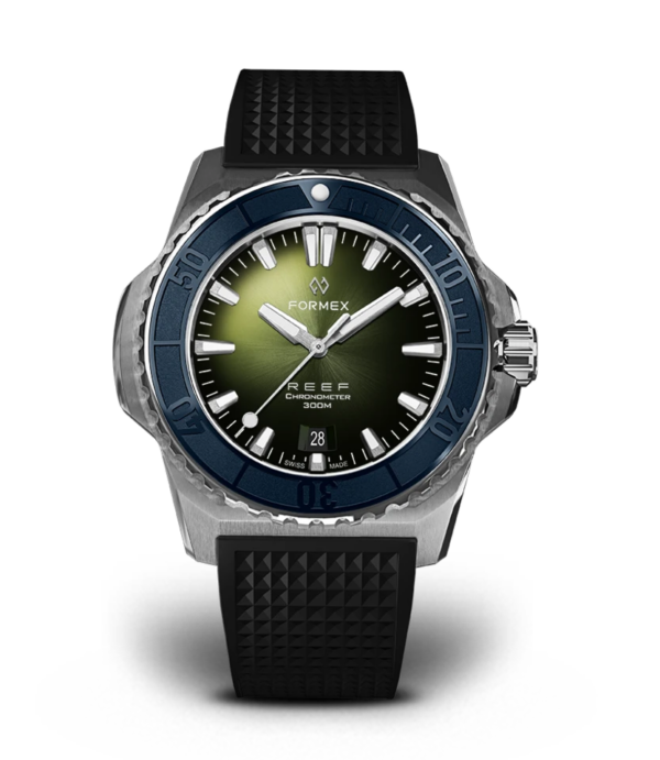 Formex REEF Automatik Chronometer COSC 300M blue / green Ref. 2200.1.6303.910