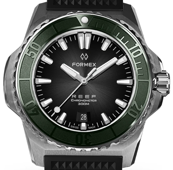 Formex REEF Automatik Chronometer COSC 300M green / black Ref. 2200.1.6320.910