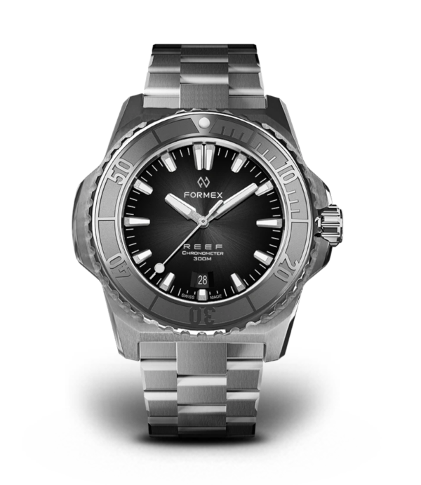 Formex REEF Automatik Chronometer COSC 300M silver / black Ref. 2200.1.6321.100