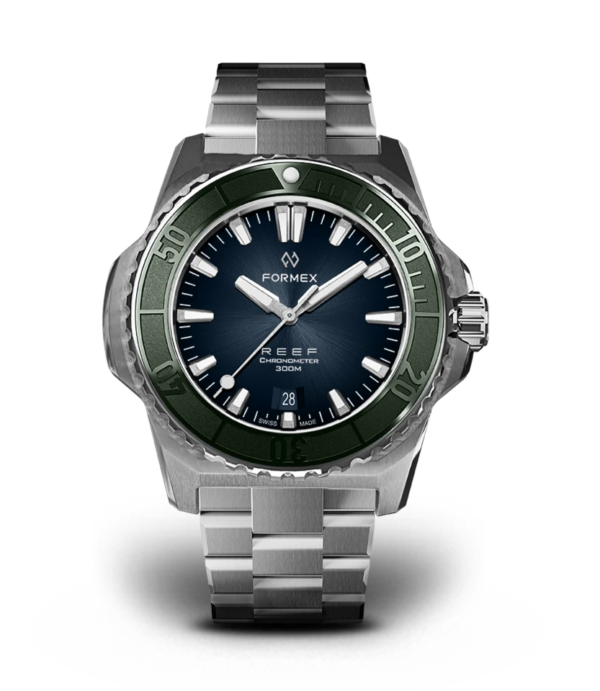 Formex REEF Automatik Chronometer COSC 300M green / blue Ref. 2200.1.6330.100